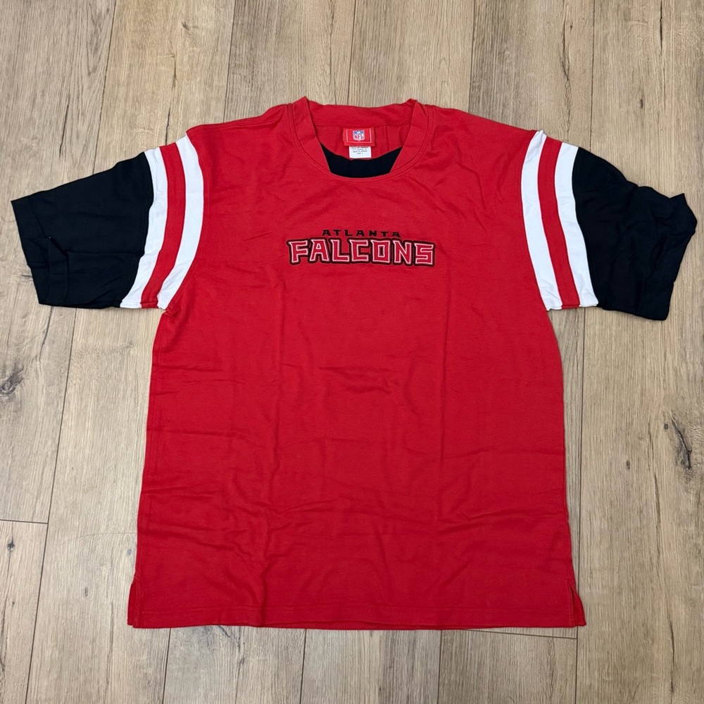Vintage NFL Atlanta Falcons Red Crew Neck T-Shirt